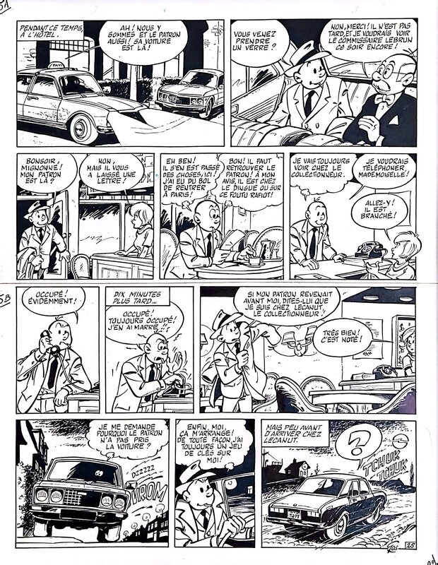 Gos, Maurice Tillieux, GIL JOURDAN album Entre Deux Eaux (1979) - planche 25 - Comic Strip