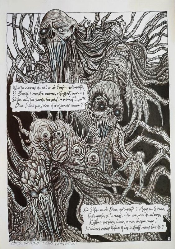 Gamabenzeno, Hymne à la beauté - planche 4/4 - Illustration originale