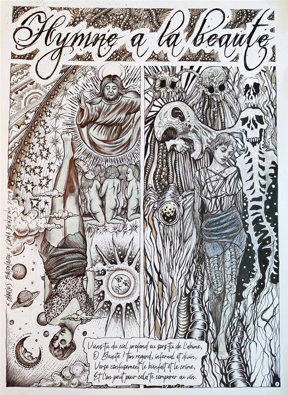Gamabenzeno, Hymne à la beauté - planche 1/4 - Illustration originale