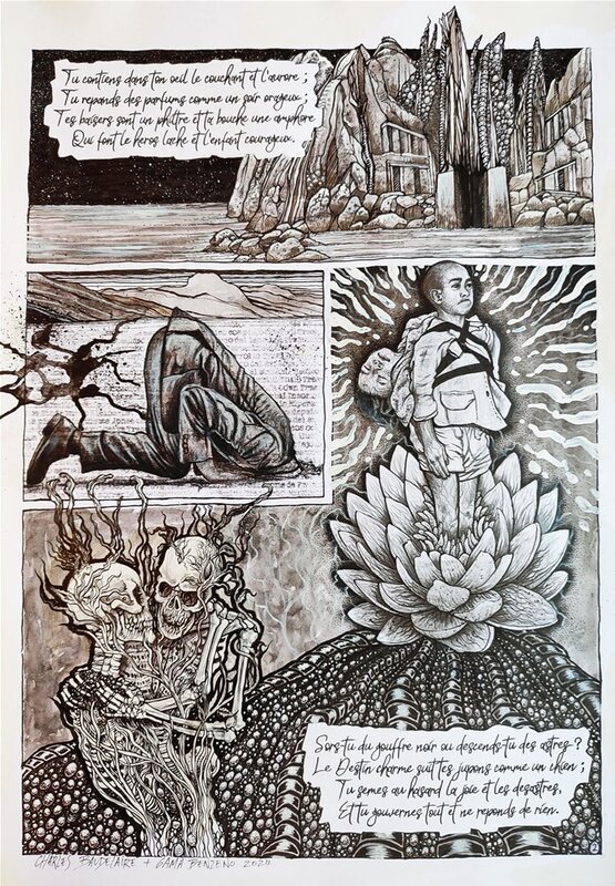 Gamabenzeno, Hymne à la beauté - planche 2/4 - Illustration originale