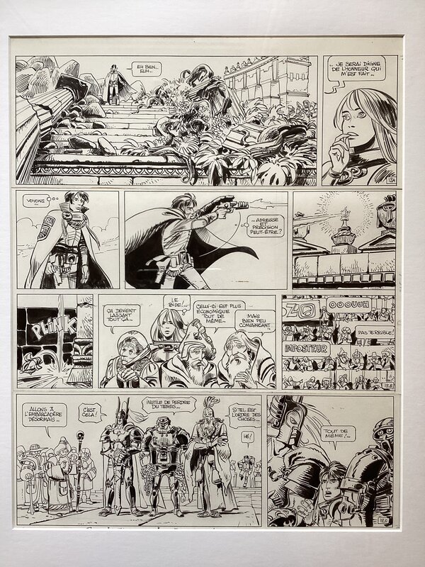 Jean Claude Mézières, Valerian , Les héros de l’Equinoxe - Planche originale