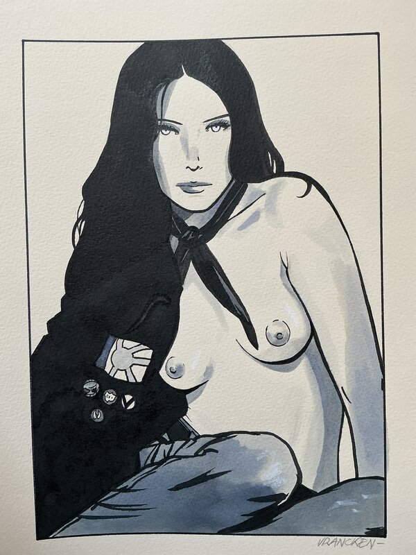 Coquine élégance par Bernard Vrancken - Illustration originale