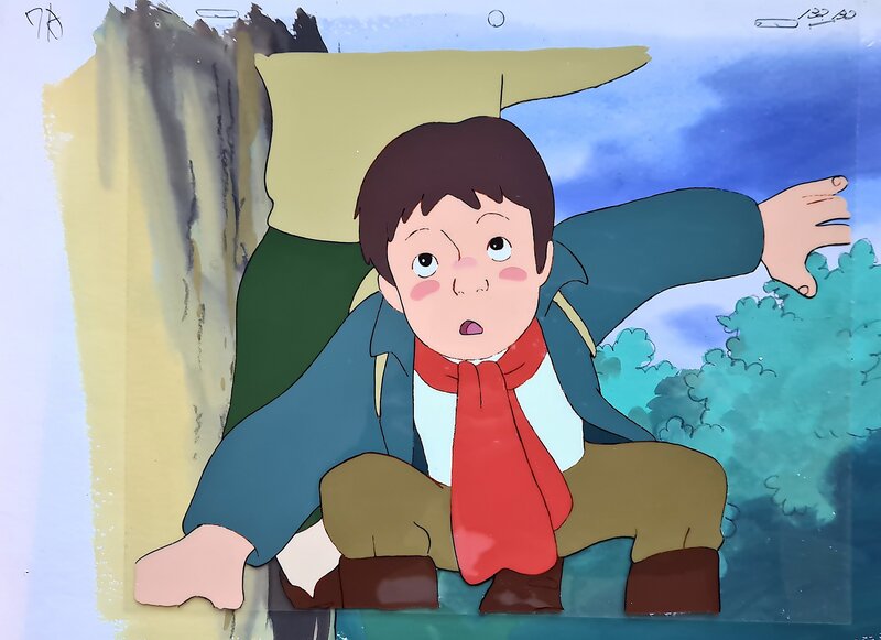 Cécile Aubry, Kenji Hayakawa, Belle et Sébastien, Sébastien Cellulo et fond de production originaux (MK Company 1981-1982) - Original art