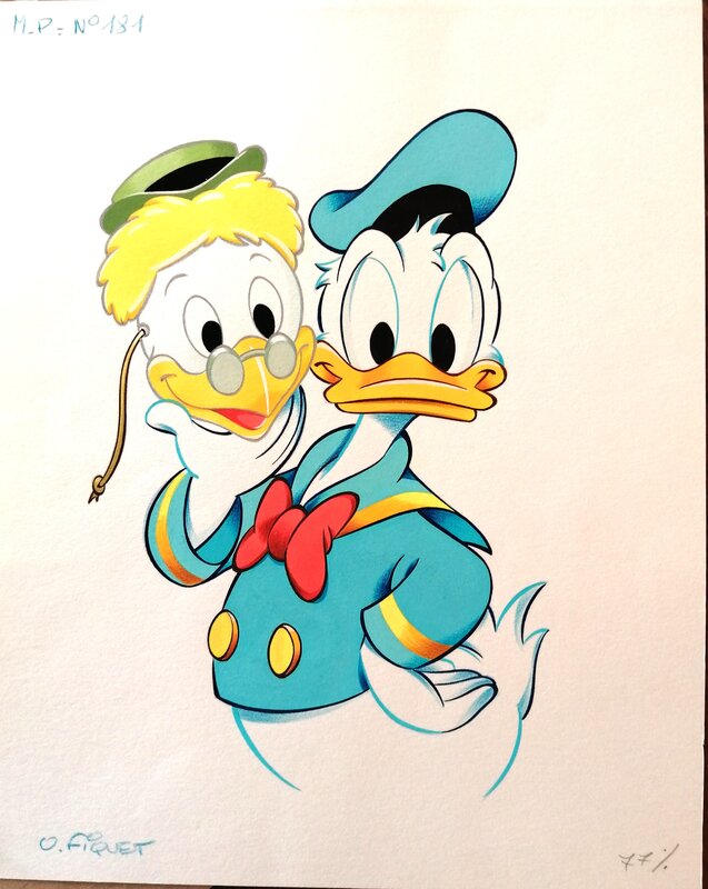 Olivier Fiquet, Docteur Geo et Mister Donald - Original Cover