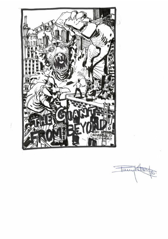 Barry Kitson, The Giant from Beyond - Œuvre originale