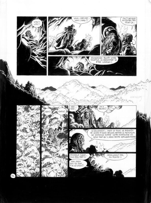 En vente - 7 voleurs par Jérôme Lereculey - Planche originale