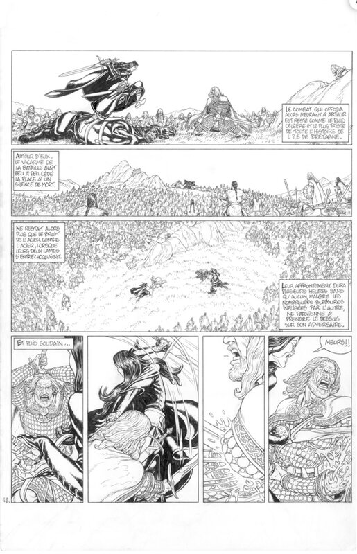 En vente - Arthur par Jérôme Lereculey - Planche originale