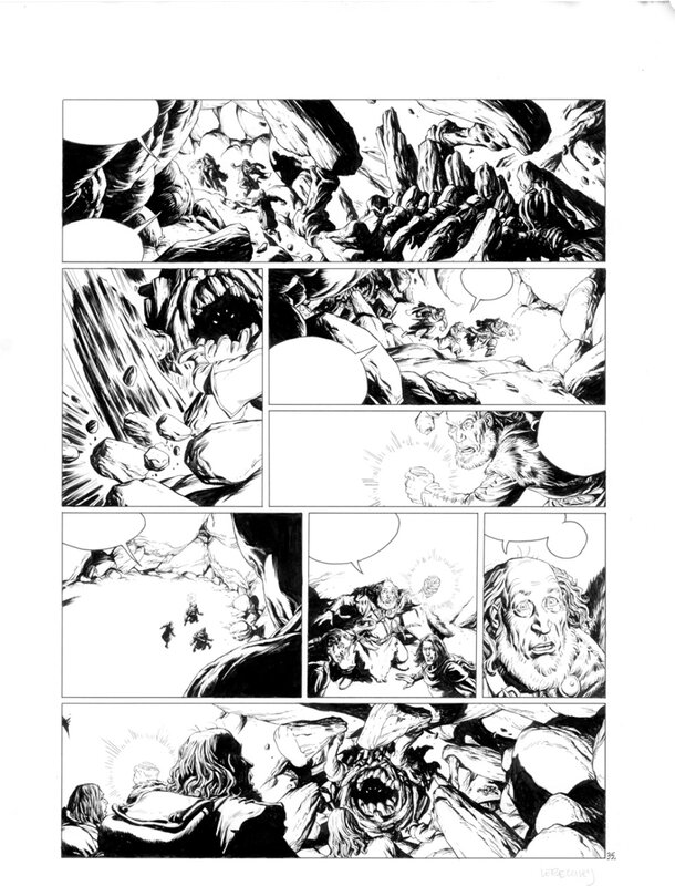 En vente - Wollodrin par Jérôme Lereculey - Planche originale