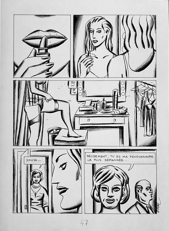 White Sonya by Loustal - Comic Strip