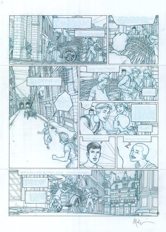 En vente - Cezembre par Nicolas Malfin - Planche originale
