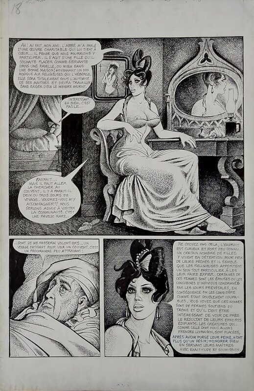 Marie-Gabrielle par Georges Pichard - Planche originale