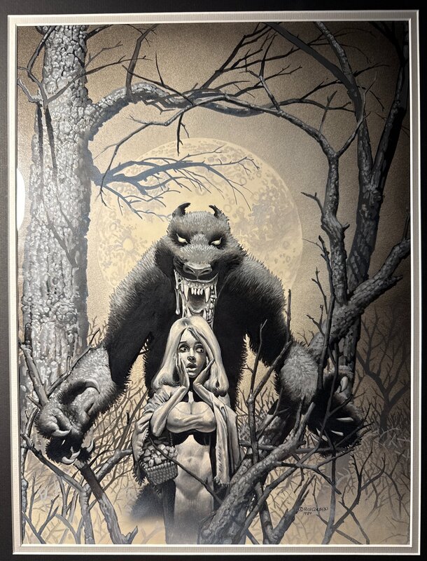 Moon Wolf par Richard Corben - Planche originale