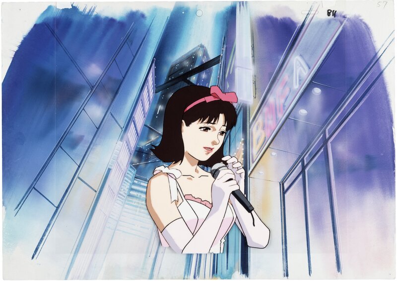 Satoshi Kon, Perfect Blue Mima Kirigoe cellulo, fond et doga de production originaux (Madhouse, 1997) - Œuvre originale