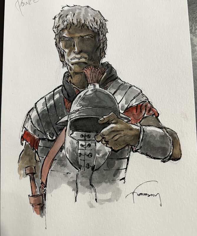 Brigantus par Hermann - Illustration originale