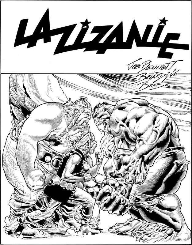 Joe Bennett, Belardino Barbo, La Zizanie Astérix et Obélix VS Hulk - Original Cover
