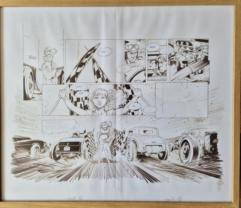 En vente - Streamliner par Fane - Planche originale