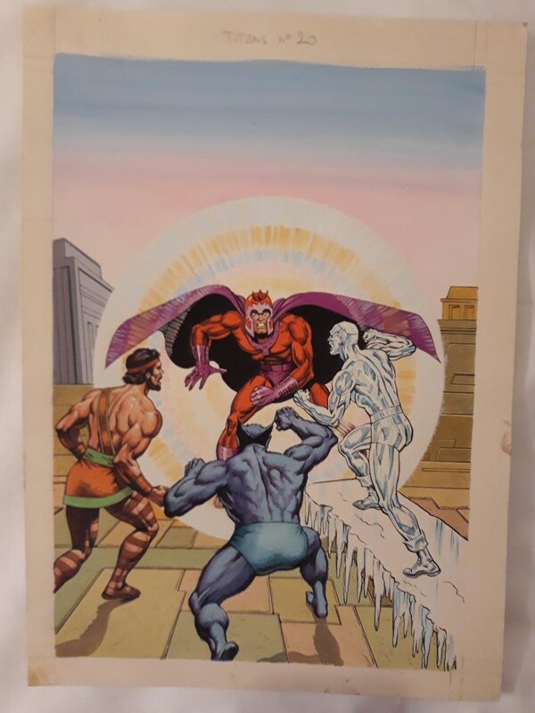 For sale - Titans N°20 by Jean Frisano - Original Cover