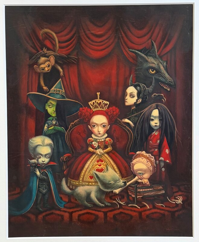 Benjamin Lacombe, L'enfance des méchants, des vilaines et des affreux - Couverture originale