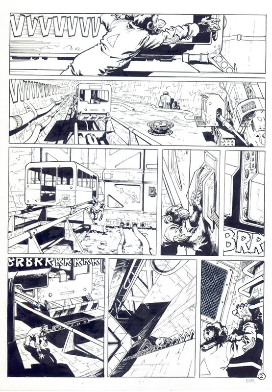 En vente - Aménophis par Étienne Le Roux - Planche originale