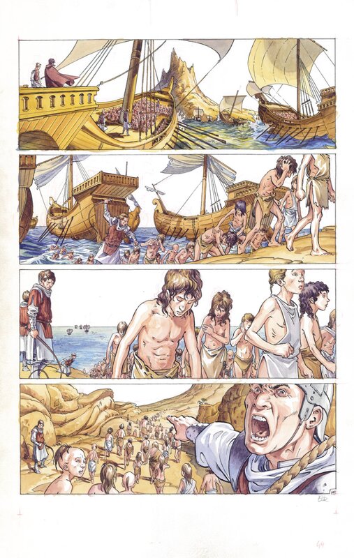 En vente - Étienne Le Roux, L'éducation des assassins - Illustration originale