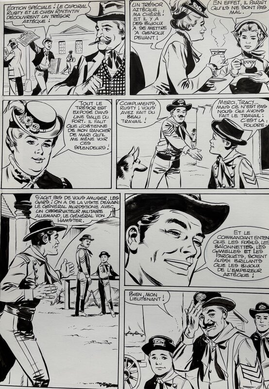 For sale - Rintintin & rusty by Carlo Marcello - Comic Strip