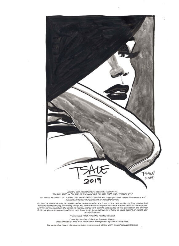 Lovely and Lethal by Tim Sale - Sketch