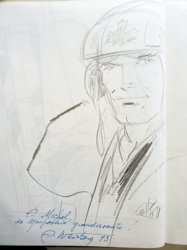 Albert Weinberg, DAN COOPER   T24 AZIMUT ZERO - Sketch