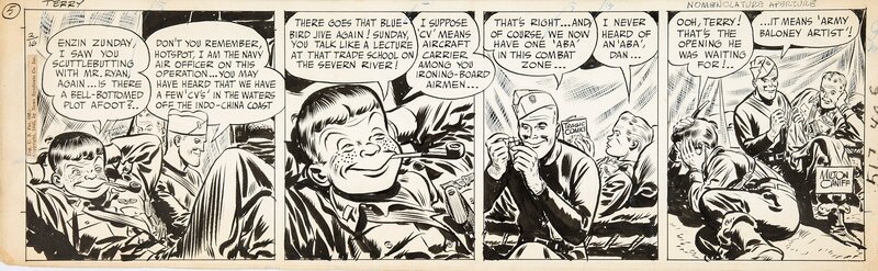For sale - Milton Caniff, Terry and the Pirates 16/02/1945 - Comic Strip