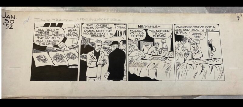 Dick Tracy par Joseph J. Gould - Planche originale