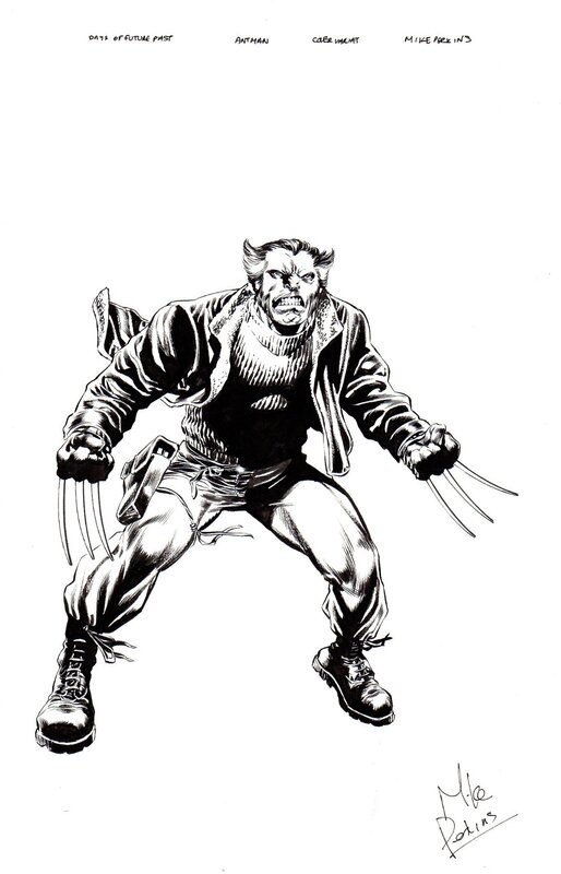 For sale - Mike Perkins, Years of the Future Past #1 - Original Cover