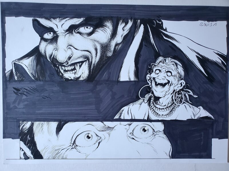 Banovic Sinisa, demi planche originale ???? - Comic Strip