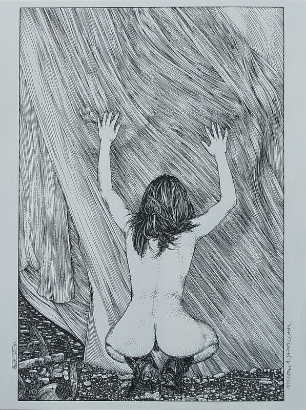 Apollonia SaintClair, Derrière le rideau de pierre. - Illustration originale