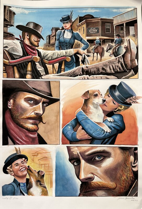 John Heijink, Cody 1 originele pagina - Planche originale