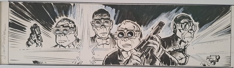 Mézières case inédite de Valérian - Comic Strip