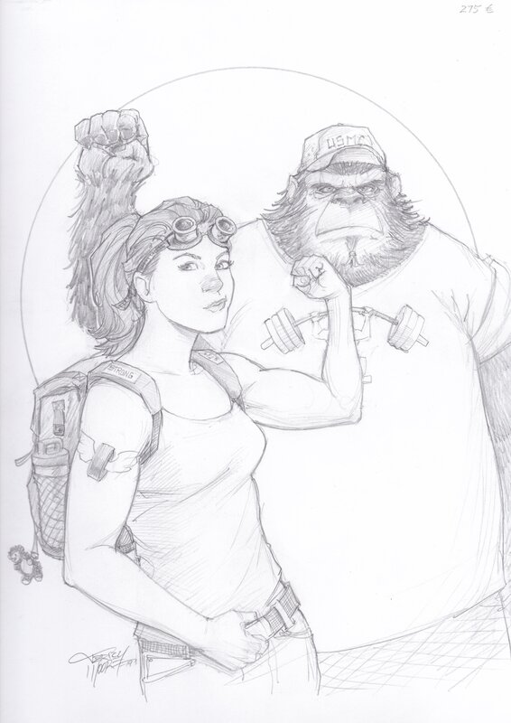 Motorgirl par Terry Moore - Planche originale