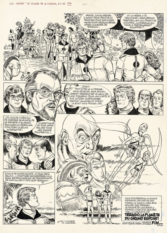 Eddy Paape, Luc Orient planeet der razernij (Le rivage de la fureur) - Comic Strip