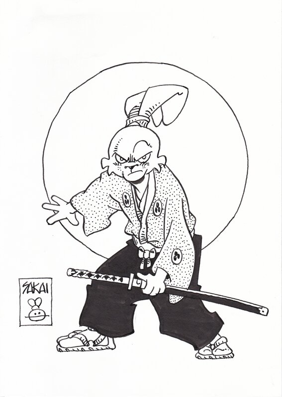Usagi Yojimbo by Stan Sakai - Original Illustration