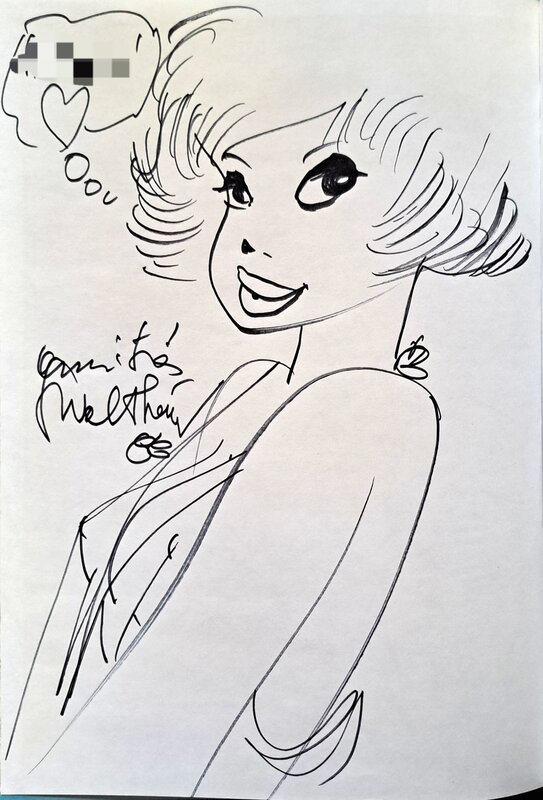 Natacha by François Walthéry - Sketch