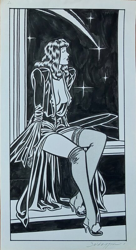 Narda by Roberto Baldazzini - Original Illustration