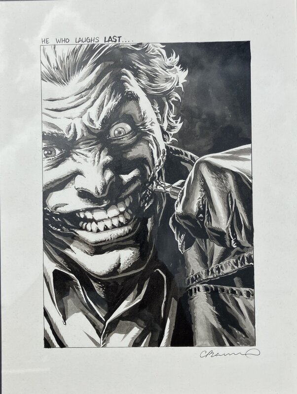 Lee Bermejo, The Joker  cutting smile - Comic Strip