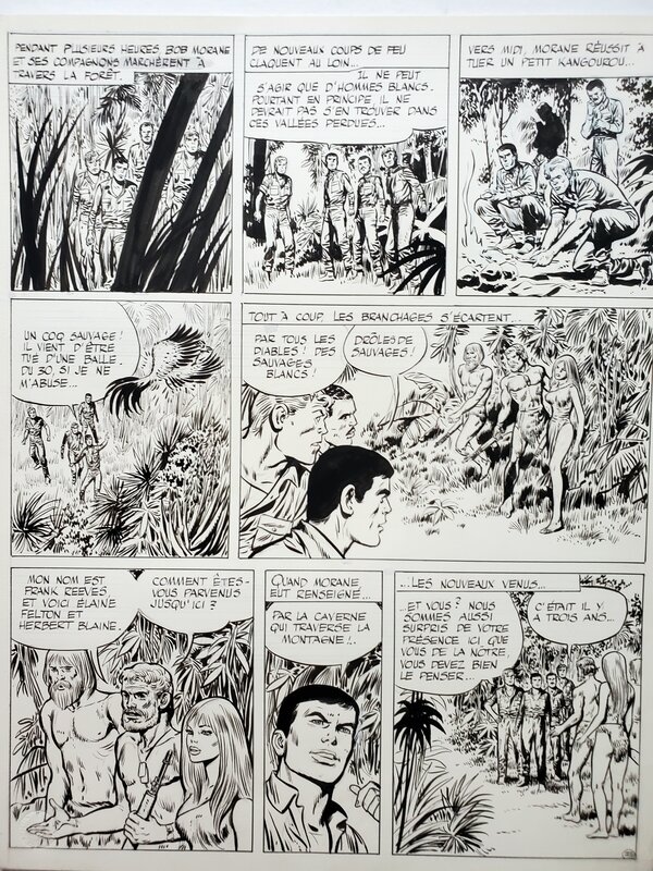 Gérald Forton, BOB MORANE   T8 LA VALLEE INFERNALE - Comic Strip