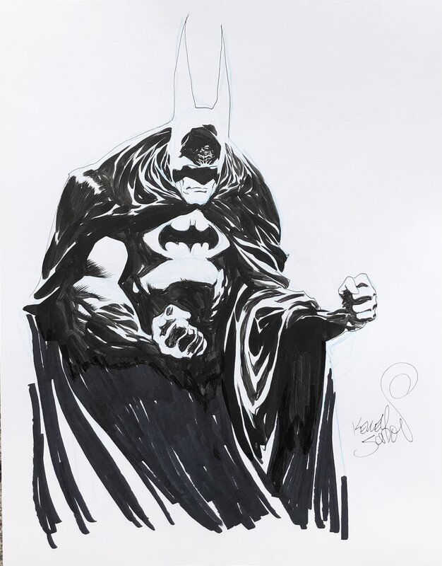 Batman by Kelley Jones - Original Illustration