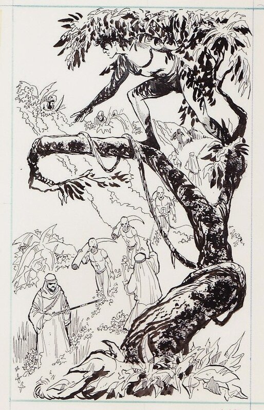 Sparky Moore, The Return of Tarzan Book Plate Illustration 1 - Comic Strip