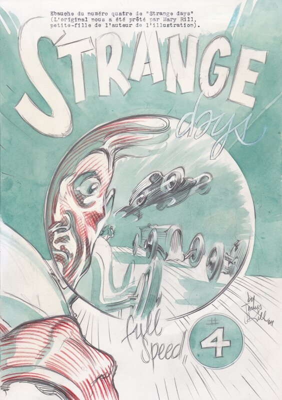 Strange days # 4 par Al Severin - Illustration originale