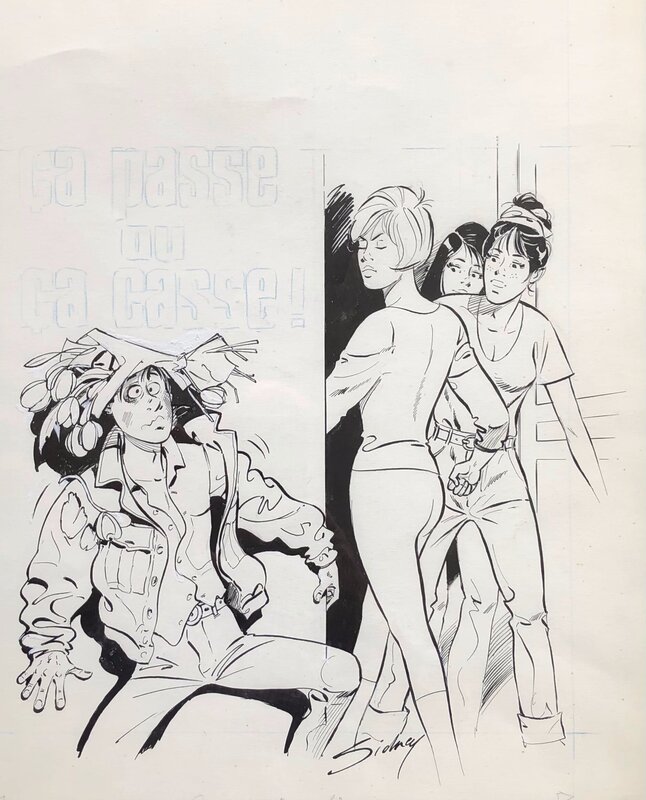 Sidney, Julie, Claire, Cecile Ca passe ou ca casee Tome 10 - Couverture originale