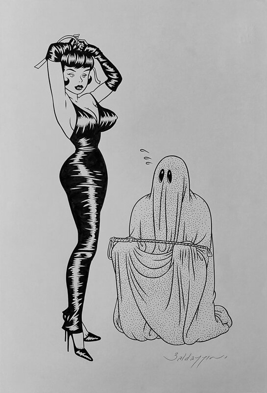 Hommage à Bill Ward by Roberto Baldazzini - Original Illustration