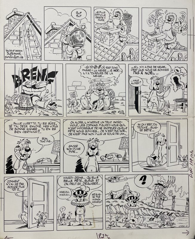 For sale - Gai-Luron by Henri Dufranne, Gotlib - Comic Strip