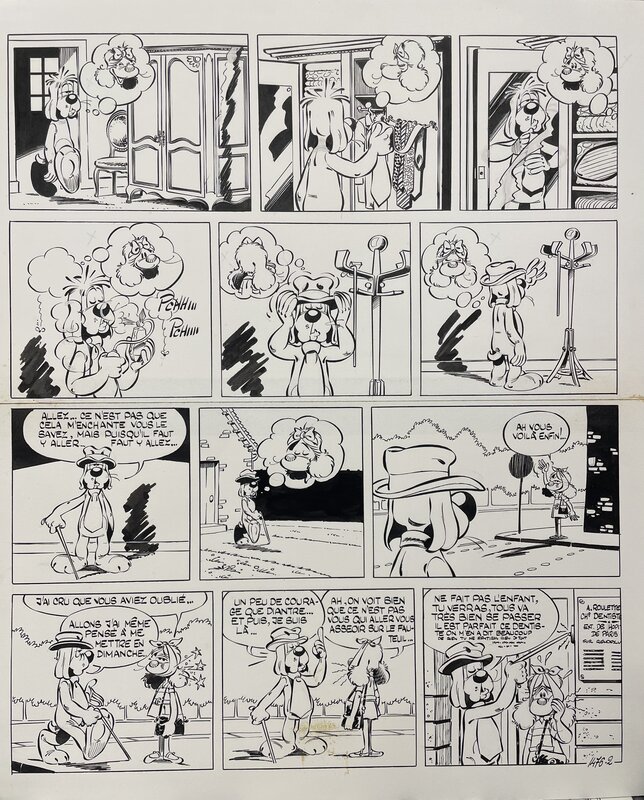 En vente - Gay-Luron par Henri Dufranne, Gotlib - Planche originale
