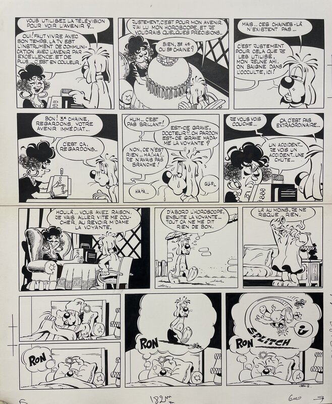 En vente - Gay-Luron par Henri Dufranne, Gotlib - Planche originale