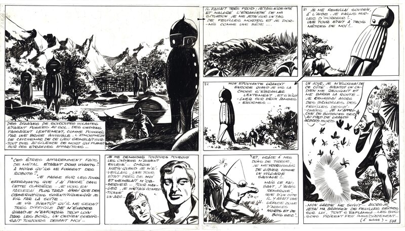 For sale - Dupuis Pierre : Les Pirates de l'Infini planche 348 - Comic Strip
